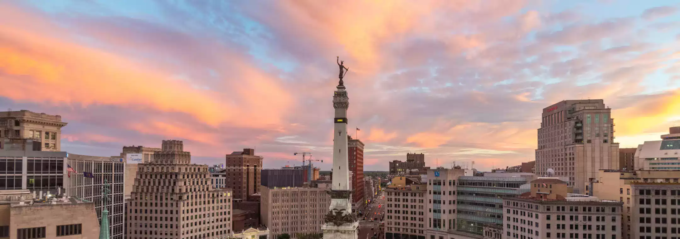 Indianapolis Indiana Daylight in Monument Circle